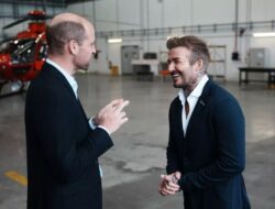 David Beckham Girang Dimintai Tolong Pangeran William, Galang Dana Ganti Helikopter yang Sudah Tua