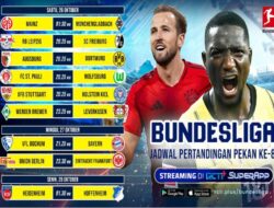 Jadwal Penyiaran Langsung Bundesliga Pekan Hingga-8 Hingga RCTI+