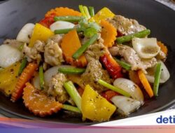 Resep Tumis Daging dan Sayuran Lada Hitam yang Renyah Pedas