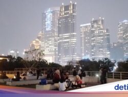 Potret City Light Jakarta yang Cantik Didalam Rooftop Di GBK