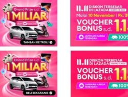 Siap-siap, Promo 11.11 Diskon Terbesar Di Lazada Datang Lagi