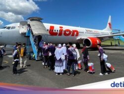 Lion Air Terbangkan 1.644 Kandidat Jemaah Haji Untuk Bengkulu Hingga Padang