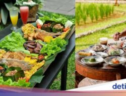 5 Resto Pemandangan Sawah yang Dari Sebab Itu Spot Unjuk Buat Arisan