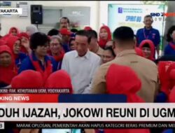 Hadiri Reuni Fakultas Kehutanan UGM, Jokowi Beri Sambutan 10 Menit