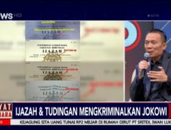 Jokowi Mantan Kepala Negara Satu-satunya Hingga Dunia yang Tidak Berani Tampilkan Ijazah