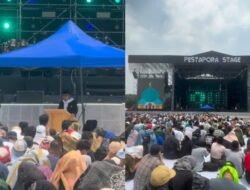 3 Potret Rhoma Irama Bersama Sebab Itu Khatib Salat Jumat Hingga Pestapora 2025, Ribuan Jamaah Hadir