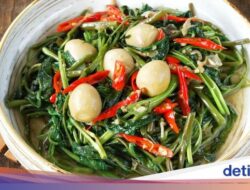 Resep Cah Kangkung Telur Puyuh buat Makan Siang Nikmat
