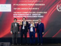 Tegaskan Tata Kelola Unggul, PLN EPI Raih 3 Apresiasi Di TOP GRC Awards 2025