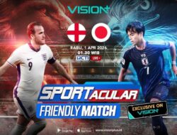 Cara Nonton Inggris vs Jepang Ke VISION+, Pemanasan Jelang Trophy Dunia Ke Wembley