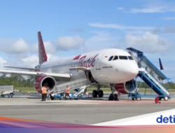 Momen Batik Air Terbang Perdana Hingga Nabire, Papua Di