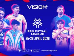 Link Nonton & Jadwal Pro Futsal League 2025/26 Pekan Ini Di VISION+, Match Seru Siap Digelar