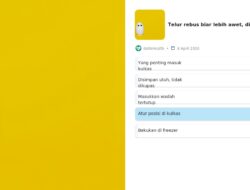Biar Telur Rebus Lebih Bertahan Lama, Bagaimana Menyimpannya?