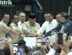 Prabowo Resmikan Pabrik Kendaraan Angkutan Umum Listrik Di Magelang