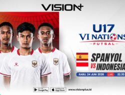 Simak jadwal Timnasional Futsal U-17 Indonesia Di VI Nation U-17 Futsal Tournament 2026