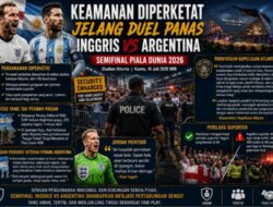 Keselamatan Diperketat Jelang Duel Panas Inggris vs Argentina