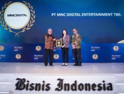 MNC Digital Entertainment Raih Apresiasi Usaha Indonesia Awards 2026 Kategori Media dan Hiburan