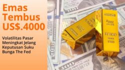 Harga Emas Sempat Turun Jelang Diskusi The Fed, FirewoodFunded Soroti Volatilitas